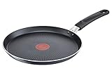 Tefal Crêpe-Pfanne, Aluminium, Schwarz, 25 cm (ohne Induktion)