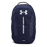 Under Armour Herren 29L Hustle 6 Rucksack, Midnight Navy/Metallic Silver, One Size