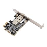 PCIE Ethernet-Netzwerkkarte, Glasfaser, SFP, Netzwerkadapter, 1000 MB, stabiler Einzelanschluss für Desktop-Computer