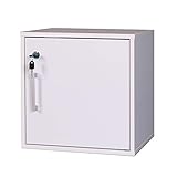 Möbeltresor Malin Safe mit Schlüssel weiß HTI-Line