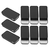 STOBAZA 20 Stück Schiebedeckel Blechdosen Weißblech Kleine Organizerboxen zur Aufbewahrung von Lippenstift und Duftkerzen für Büro und Zuhause