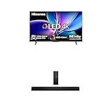 Hisense Bundle of 50E7Q PRO Fehrnseher,50 Zoll, 4K UHD QLED, Smart TV + HS2100, 2.1 Kanal Soundbar, 240W max Audio Power,Dolby Audio, DTS Virtual:X, Ultra-Slim Wireless subwoofer, TV Mode, EzPlay