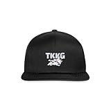 Spreadshirt TKKG Offizielles Logo Mit Oskar Stick-Motiv Snapback Cap, One Size, Schwarz/Schwarz