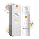 Retinol Serum, Vitamin C Gesichtsserum, Vitamin E Gesichtsserum, Gesichtsserum, Feuchtigkeitsspendendes Gesichtsserum, Anti-Ageing Serum, für alle Akne-Hauttypen 50ml