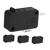 VALICLUD 4Stücke Mikrowellen Türschalter für Haushaltsgeräte Langlebig und Sicher Einfacher Einbau Universeller Ersatz für Reiskocher und Mikrowelle