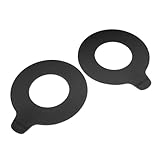 Abaodam 2 Stück Teiliges Rundgummi Dichtungen für Baggerbolzen Verschleißfest Stoßdämpfend Passend für Auslegerlager Vibrationsreduzierend Langlebige Ersatzteile für Baumaschinen