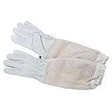 BIENE24 Imkerhandschuhe Classic mit Atmungsnetz Handschuhe Bienen Imkerei Insekten S M L XL XXL, XXL (11)