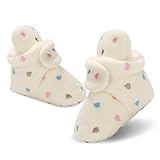 Babyschuhe Winterschuhe Baby Stiefel Krabbelschuhe Weiche Sohle Warme Booties Neugeborenen Lauflernschuhe Kuschelige Fleece-Stiefel mit rutschfestem Boden Stiefel für Kleinkinder