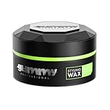 Gummy Professional Matt Finish Styling Wachs 150 ml – Mattes Haarwachs mit starkem Halt – Styling Wax ohne Alkohol für Männer & Frauen mit Vitamin E