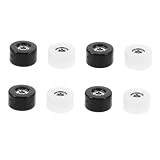 HANABASS 8 Stück Teiliges Finger Skateboard Rad mit Robusten Metalllagern Langlebige Reparaturteile für DIY Finger Skateboards Professionelle Stabilität und Einfache Wartung Tragbar für