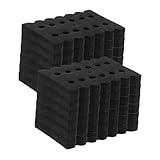 iplusmile 12 Stück geteilter Pfeilschwammkopf Pfeilköcher Köcher Pfeilhalter Zubehör zum Bogenschießen Pfeilabscheider Eva Black