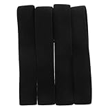 VALICLUD 4 Stück Elastische Cinch Bänder für Lunchboxen Robuste Fixierungsbänder für Büro Schule Picknick und Camping Schwarz Vielseitig Einsetzbar Verhindert Auslaufen und Öffnen