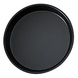 EPIGEIST Dickwandige Antihaftbeschichtete Runde Carbonstahl pizzapfanne Rostfrei Verschleißfest Rutschfester Rand Vielseitig für Backofen Mikrowelle Küche Restaurant Pizzabacken