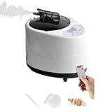 Sauna Dampfgenerator 1000W, Tragbare Dampfsauna mit LED Display und Fernbedienung - 9 Stufen Temperatur 5-95 Min Timer, Dampfgarer Set für Entgiftung, Entspannung und Stressabbau