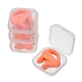 ROMISBABA 4 Stück Nasenklammern für Schwimmer Verschleißfest Bequem und Tragbar Verhindert Wassereintritt Professionelles Schwimmzubehör für Training und Wettkampf