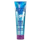 Aussie SOS Super Serum All In One Leave In Pflege 160ml 100 Stunden Feuchtigkeit für Trockenes, Strapaziertes Haar, Spendet Feuchtigkeit und Glanz, Entwirrt, Hilft, Spliss zu Verhindern