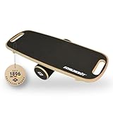 Schildkröt WoodenBalance Board aus Echtholz, rutschfeste Oberfläche, inklusive Anleitung, im Farbkarton, 960243