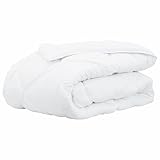 Eleganz Bettdecke Weiß 200x200 cm Mikrofaser - Leichte und atmungsaktive Decke für ganzjährigen Komfort - Perfekt für Bettbezüge