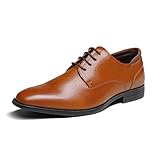 Bruno Marc Herren Anzugschuhe Derby Schnürschuhe Business Schuhe Formale Moderne Klassische,Size 42,Braun 1