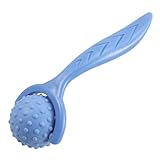 VICASKY Handlicher Massage roller mit Noppen für Muskelentspannung Tragbares Ganzkörper massagegerät für Yoga Fitness und Selbstmassage Leicht und Tragbar Inklusive Ergonomischem Griff