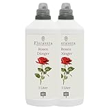 Floravera Premium Rosen Bio-Flüssigdünger 1 Liter Rosendünger Dünger (2 Liter (1 Liter Doppelpack))