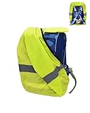 Willingood Kinder Regenschutz Schulranzen, wasserdichte Rucksack Regenschutzhülle Regenhülle Schutzhülle mit Reflektorstreifen(18-25L), Kompatibel mit Ergobag, Scout, Step by Step, McNeill, DerDieDas