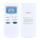 GOUYESHO Neu GYKQ-03 Klimagerät Ersatzfernbedienung für Kelon FanWorld TCL Delonghi Klimagerät PACCT90 PACC100EL PACC120E PACC130EK GYKQ-27E ACTR-70 ACTR-90 FW3-2500 FW3-3000 KFTHP- 12
