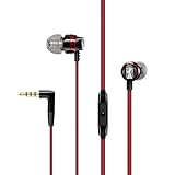 Sennheiser CX 300S In-Ear-Kopfhörer mit EIN-Knopf-Fernbedienung, Rot