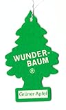 dyck24 WUNDERBAUM Lufterfrischer Auto Duft Geruchsentferner Frischer Duft im Auto zu Hause Orange Vanille Kokosnuss Zitrone Pinie Apfel usw. (Grüner Apfel)