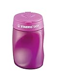 STABILO - Ergonomischer Dosen-Spitzer für Rechtshänder - EASYsharpener - 3 in 1 - pink