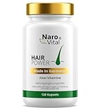 Haar Vitamine Haarausfall - 120 Kapseln I Hochdosiert mit Biotin, Zink, Selen, OPC, Hirse-Extrakt (reich an Silizium und Kieselerde) ohne chemische Haarwuchsmittel I Haarvitamine für Haar- & Bartwuchs