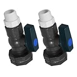 CIYODO 2 Sets Wasserhahn Schlauchanschluss Regenfass Zapfhahn Anschlusssatz Wasserhahn Schlauchadapter Kit Adapter Regenfass Wasserumsteller Zapfhahn Zubehör