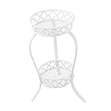 BESPORTBLE 1Stück Flowerpot Rack Modell Kleines Zubehör Für Puppenhäuser Weißes Regal Für Blumenpflanzen Und Dekoration Für Modelle Und Sammlerstücke
