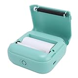 BAFOVY BT-Thermodrucker, Kompakter Tragbarer Drucker mit 203 DPI, Ideal für Quittungen und Fotos Zum Drucken Unterwegs (Green)