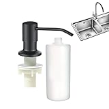 Küchenspender, Edelstahlflasche, 350-ml-500-ml-Flüssigseifenpumpe mit 360-Grad-Drehung zum Geschirrspülen und Händereinigen, Arbeitsplattenwerkzeug für die Organisation von Haushaltsspülen im tägliche