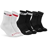 GripGrab 4 Jahreszeiten Multipack Fahrradsocken 3er Vorteilspack Sport Socken Frühling Sommer Herbst Winter Merinowolle