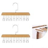 2pcs Krawattenbügel, Gürtelhalter Rack, Gürtelhalter Kleiderschrank,Gürtelhalter Kleiderschrank,für Gürtel und Krawatten,Dicke 1.2cm，28 x 18cm