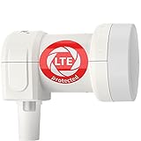 DUR-line +Ultra Single LNB - 1 Teilnehmer weiß - mit LTE-Filter [ Test SEHR GUT *] 1-Fach, digital mit Wetterschutz, Full HD, 4K,Premium-Qualität