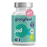 Jod aus Bio Kelp - 225µg Jod hochdosiert - 365 Tabletten - Zertifizierte BIO-Qualität - 100% natürliches Jod aus Braunalgen - Schilddrüsen-Funktion + Hormone - Vegan & laborgeprüft