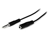 StarTech.com 2m 3,5mm Stereo Klinkenverlängerung / Audio-Verlängerungskabel - St/Bu - 3,5mm Klinkenkabel Verlängerung - Schwarz