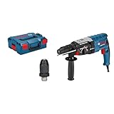 Bosch Professional Bohrhammer GBH 2-28 F (inkl. Zusatzhandgriff, Tiefenanschlag 210mm, Maschinentuch, Schnellspannbohrfutter 13mm, Wechselfutter SDS-plus, L-BOXX)