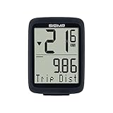 Sigma BC 8.0 WL |kabelloser Fahrradcomputer mit 8 Funktionen | Fahrrad Tacho ohne Kabel | wasserdichter Geschwindigkeitsmesser & Kilometerzähler