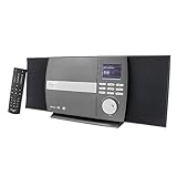 Soundmaster Highline ICD1010AN Stereoanlage mit CD-Player Internetradio WLAN DAB+ Bluetooth UNDOK Appsteuerung Wandhalterung