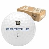 Wilson Profile Distance Golfball, 36 Stück, Premium Selection, AAAAA, Lakeballs - im Netzbeutel