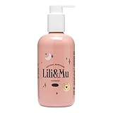 Lili&Mu Pflege Creme für Schwangere 300 ml - Schwangerschaft-Streifen entfernen, Feuchtigkeitscreme gegen Dehnungsstreifen mit Sheabutter Aloe Natürlichen Ölen, Stretch Mark Cream - Trockene Haut