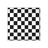 famyily Pashmina-Schal, Pashmina, leicht, für Damen, Weihnachtsschal, elegant, schwarz-weiß kariert, Einheitsgröße