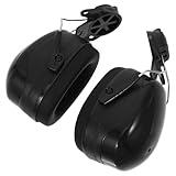 UTHCLO Industrie Gehörschutz Kapselgehörschutz Verstellbar Sicher Komfortabel für Bauhelm Lärmschutz Langlebig Geräuschdämpfend für Schwere Maschinen und Arbeitsumgebung