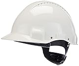 3M Peltor Schutzhelm G3000, G30NUW, mit 3M Uvicator Sensor, ABS, mit Schweißband und Ratschensystem, belüftet, weiß, 1 Packung