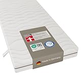 Sleepneo Nightstyle Visko Matratze 100x200 Höhe 18cm, 7-Zonen Viscoschaummatratze H3, Öko-Tex Zertifiziert, Made in Germany