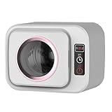 MObyat Tragbarer Wäschetrockner, Elektrischer Wäschetrockner Mit LCD-Touchscreen, Warmlufttrocknung/3 Automatische Trocknungsmodi/Bassgeräuschunterdrückung, Für Schlafsäle